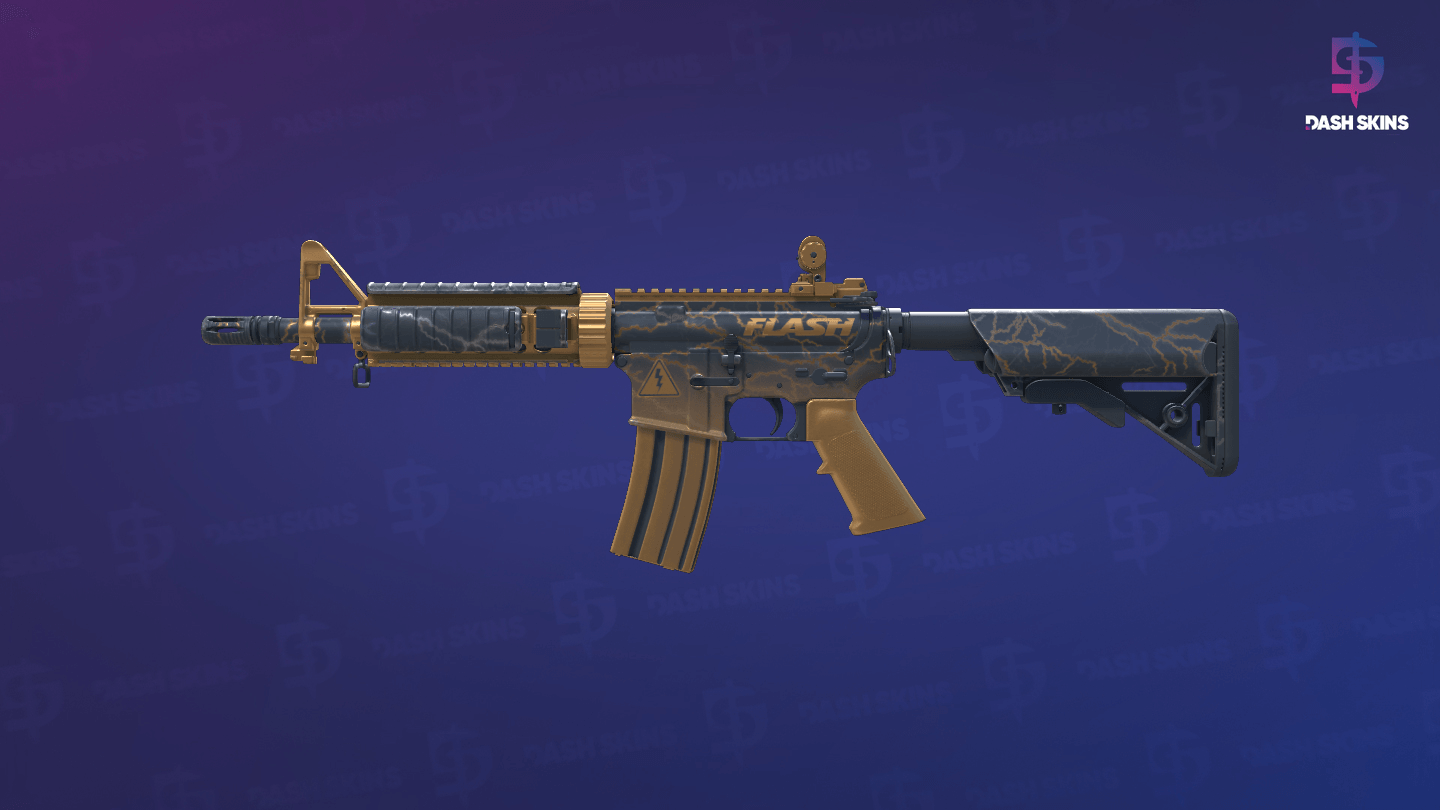 M4A4 | Sheet Lightning (Minimal Wear) Screenshot Playside