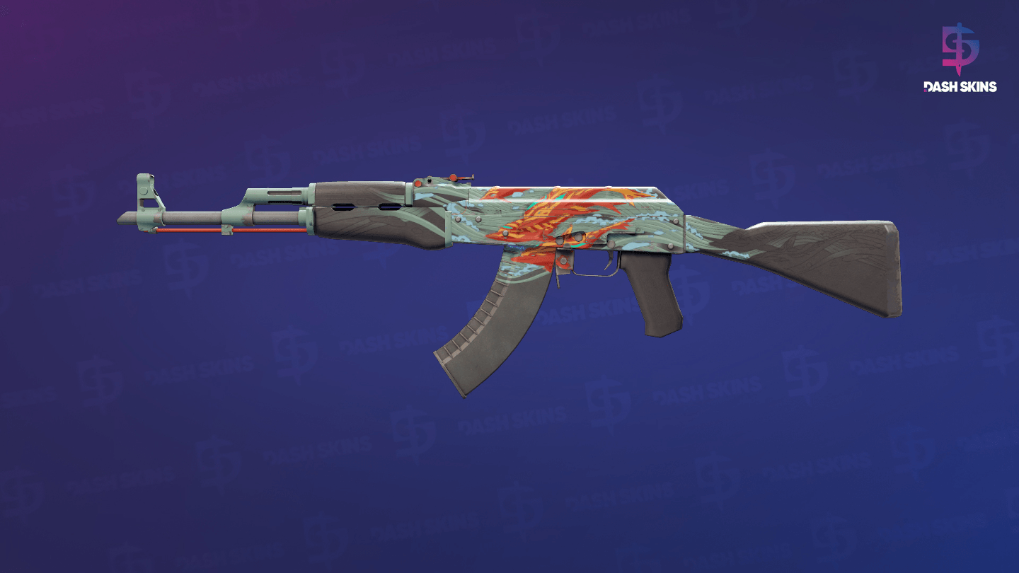 AK-47 | Aquamarine Revenge (Field-Tested) Screenshot Playside