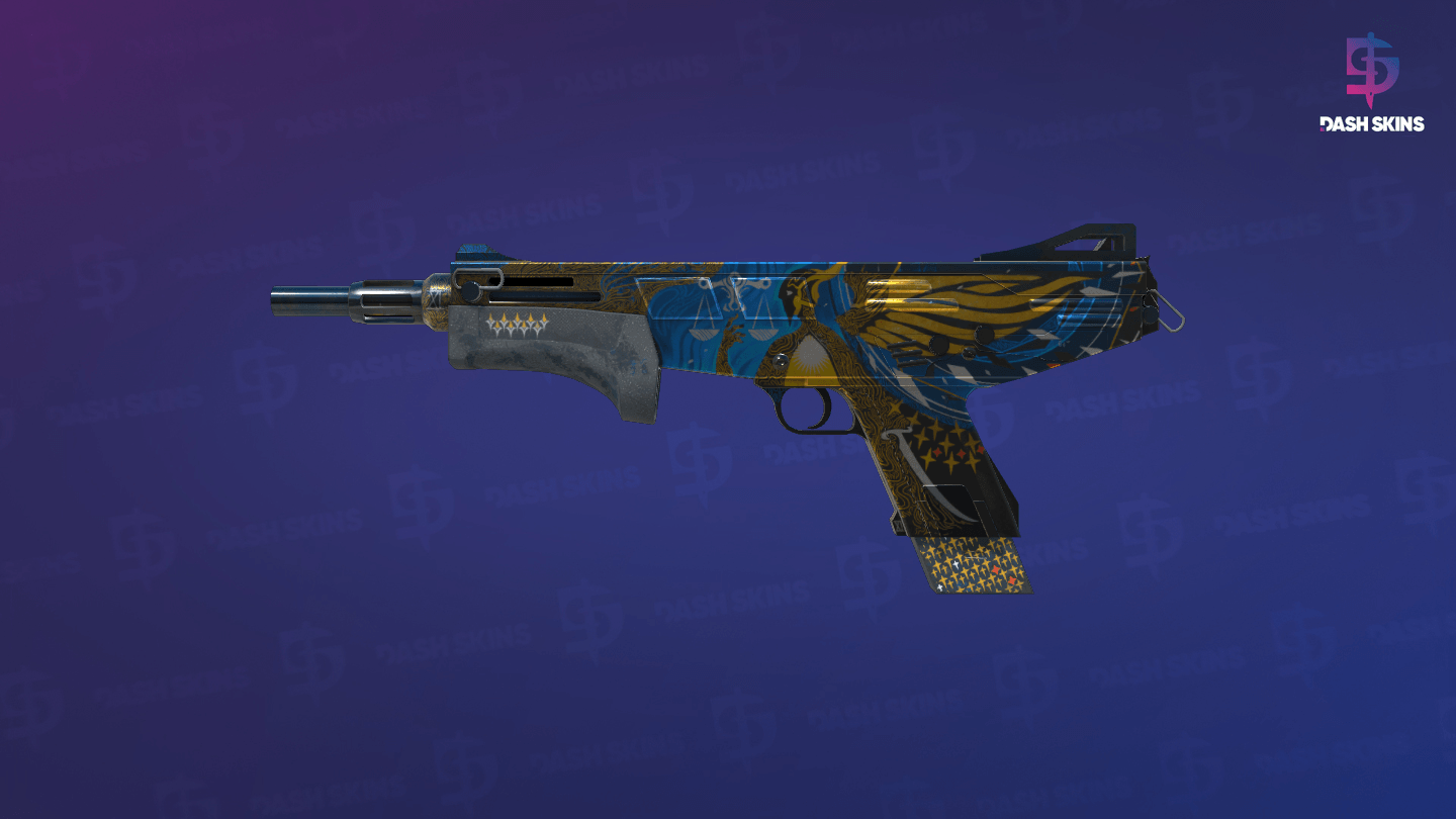 MAG-7 | Justice (Well-Worn) Screenshot Playside