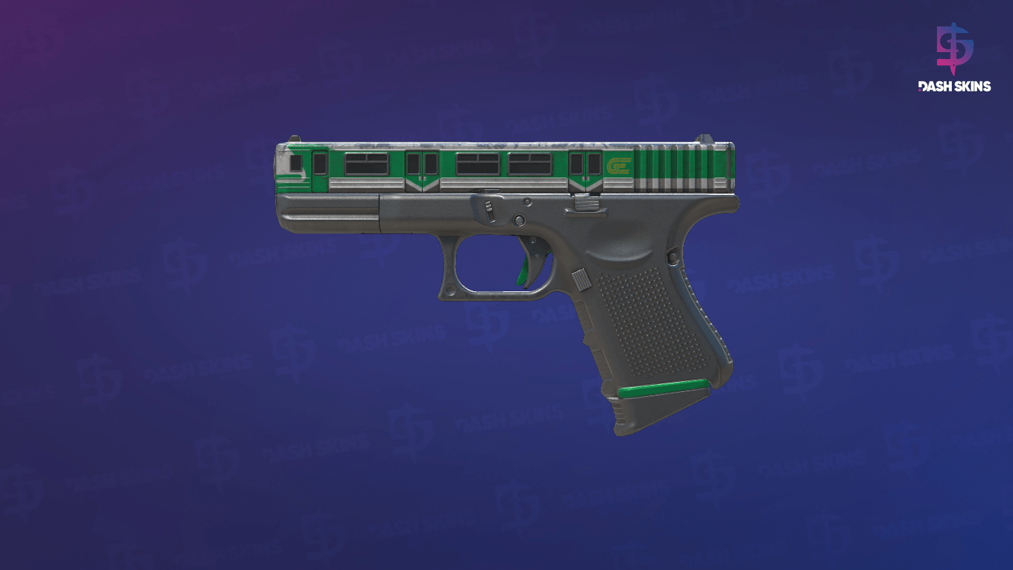 Glock-18 | Green Line (Minimal Wear) Screenshot Playside