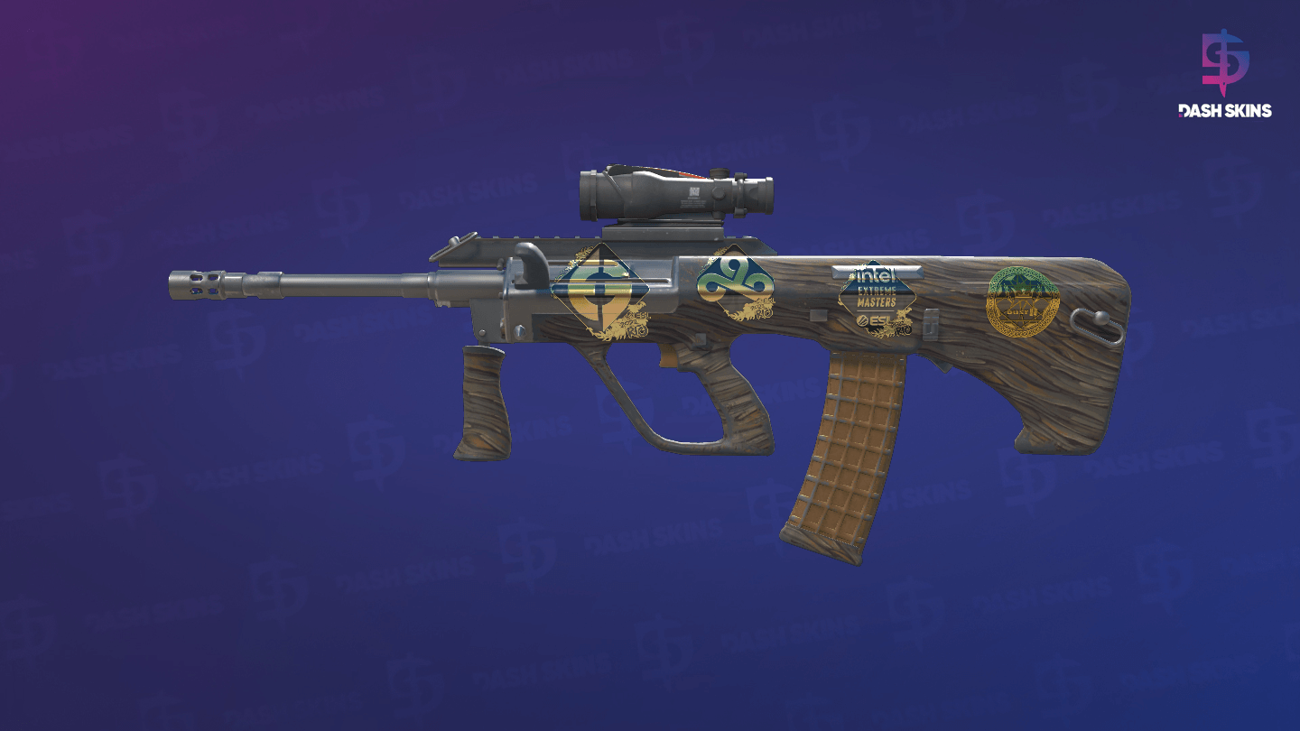 Souvenir AUG | Spalted Wood (Field-Tested) Screenshot Playside