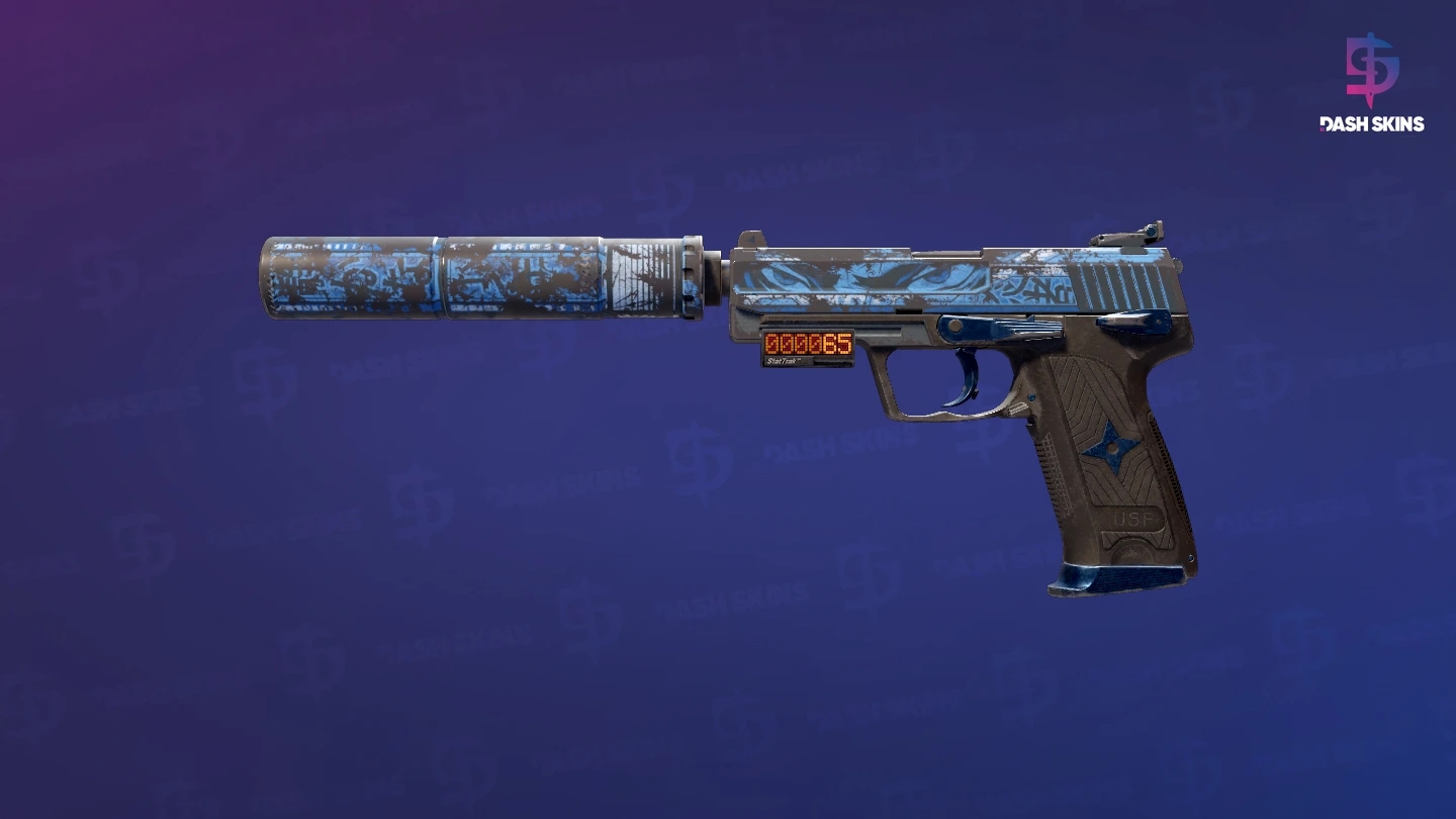 StatTrak™ USP-S | Silent Shot (Battle-Scarred) Screenshot Playside
