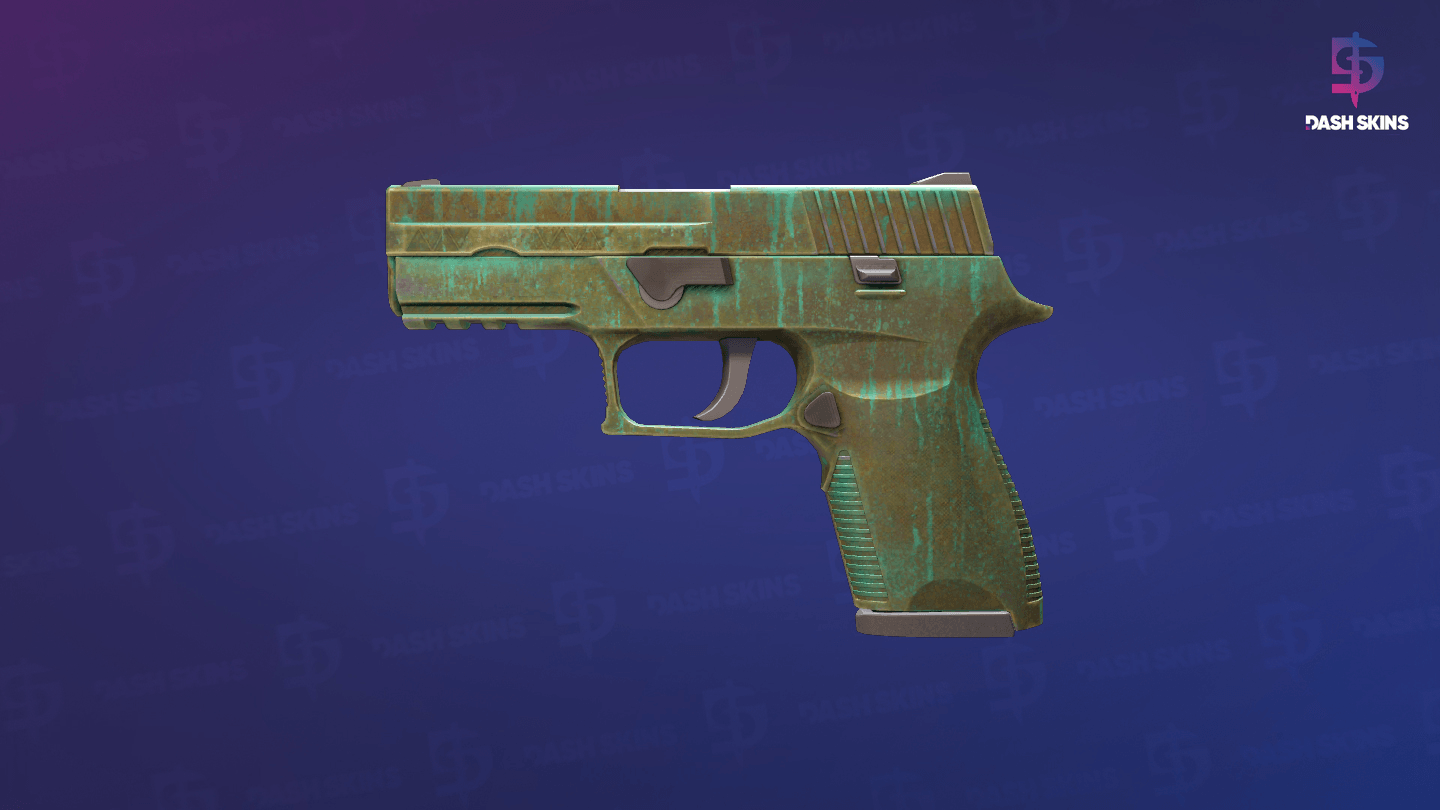 P250 | Verdigris (Battle-Scarred) Screenshot Playside