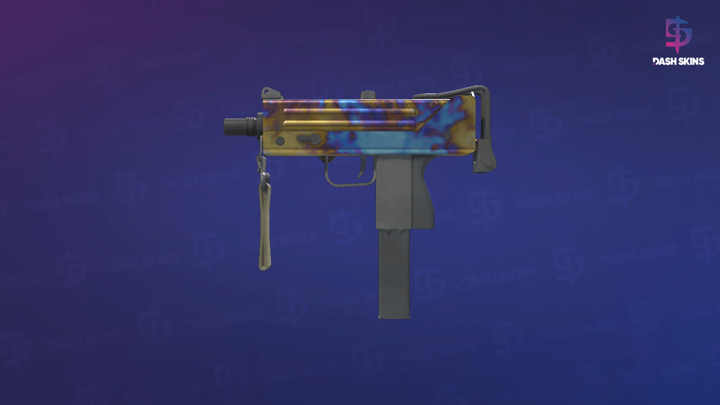 Souvenir MAC-10 | Case Hardened (Minimal Wear) Screenshot Playside