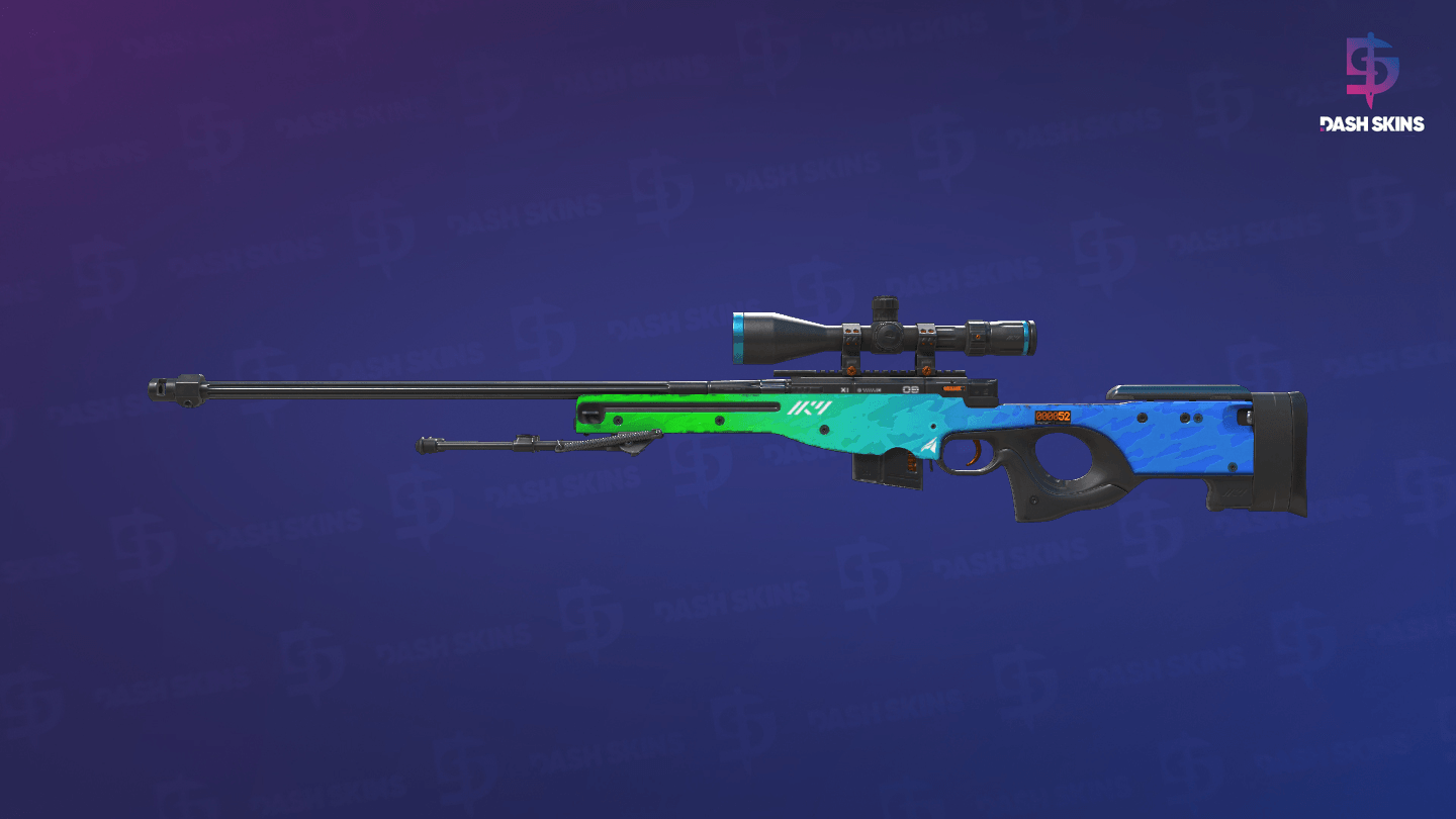 StatTrak™ AWP | Ice Coaled (Field-Tested) Screenshot Playside