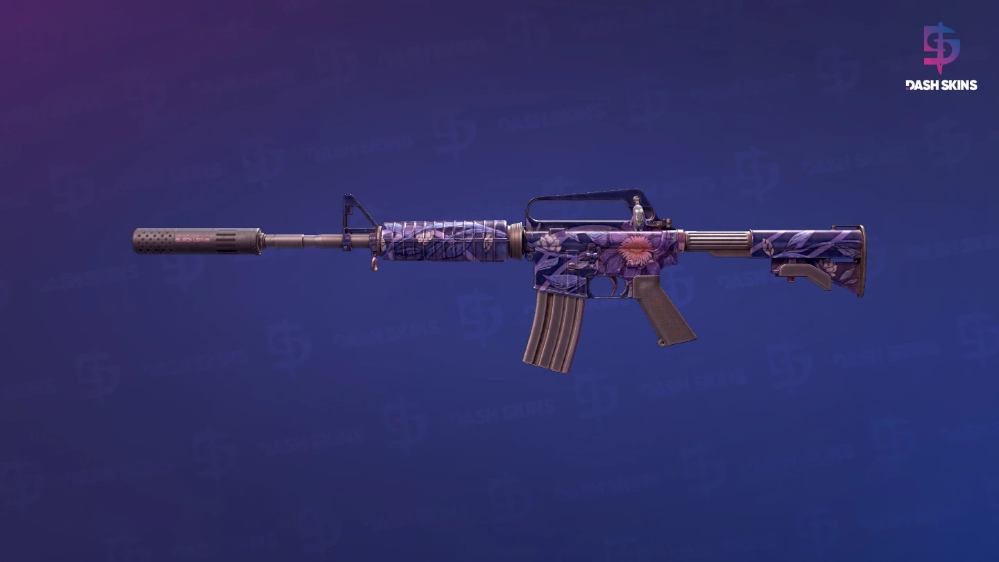 M4A1-S | Black Lotus (Battle-Scarred) Screenshot Playside