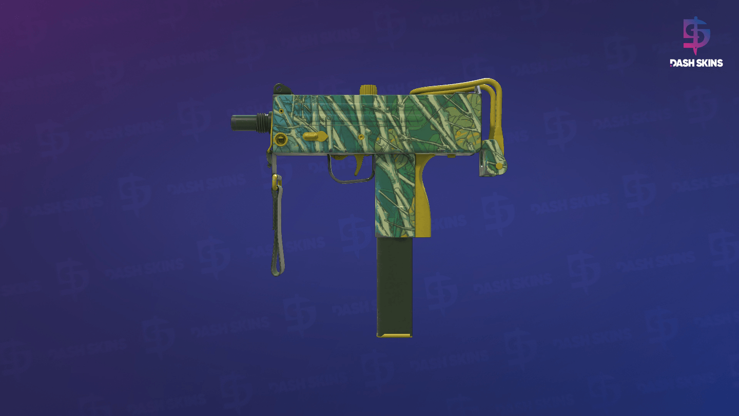 MAC-10 | Poplar Thicket (Minimal Wear) Screenshot Playside