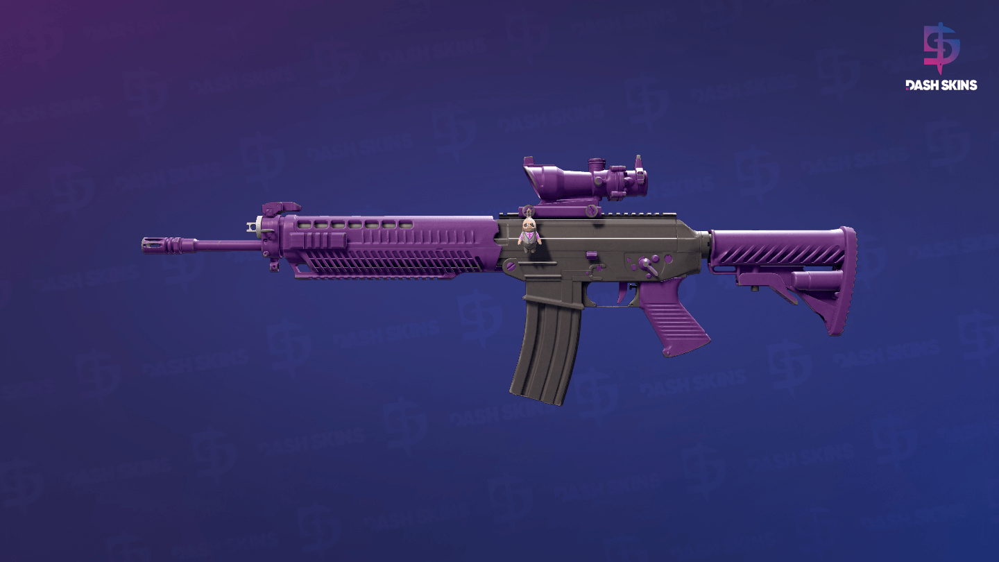 SG 553 | Ultraviolet (Field-Tested) Screenshot Playside