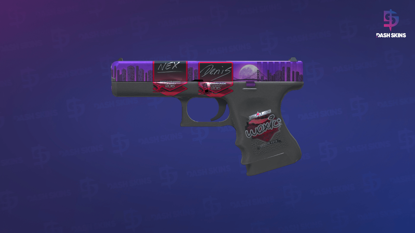Glock-18 | Moonrise (Minimal Wear) Screenshot Playside