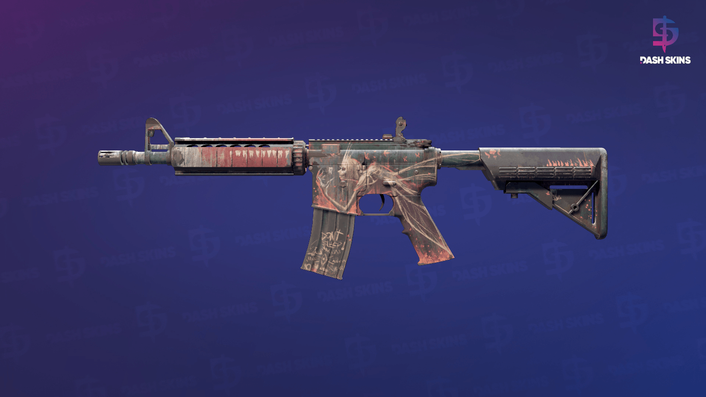 M4A4 | Tooth Fairy (Battle-Scarred) Screenshot Playside