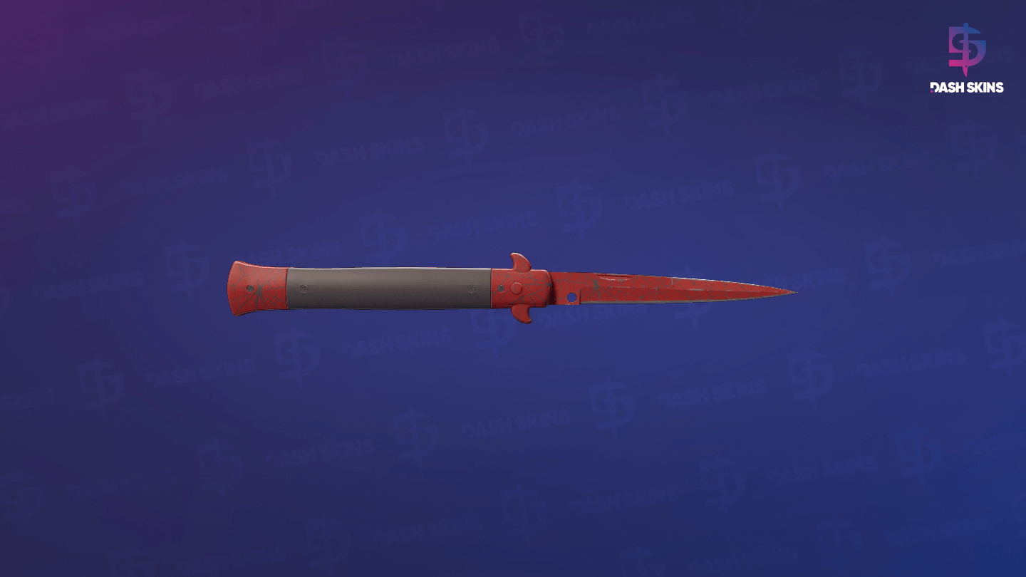★ Stiletto Knife | Crimson Web (Field-Tested) Screenshot Playside