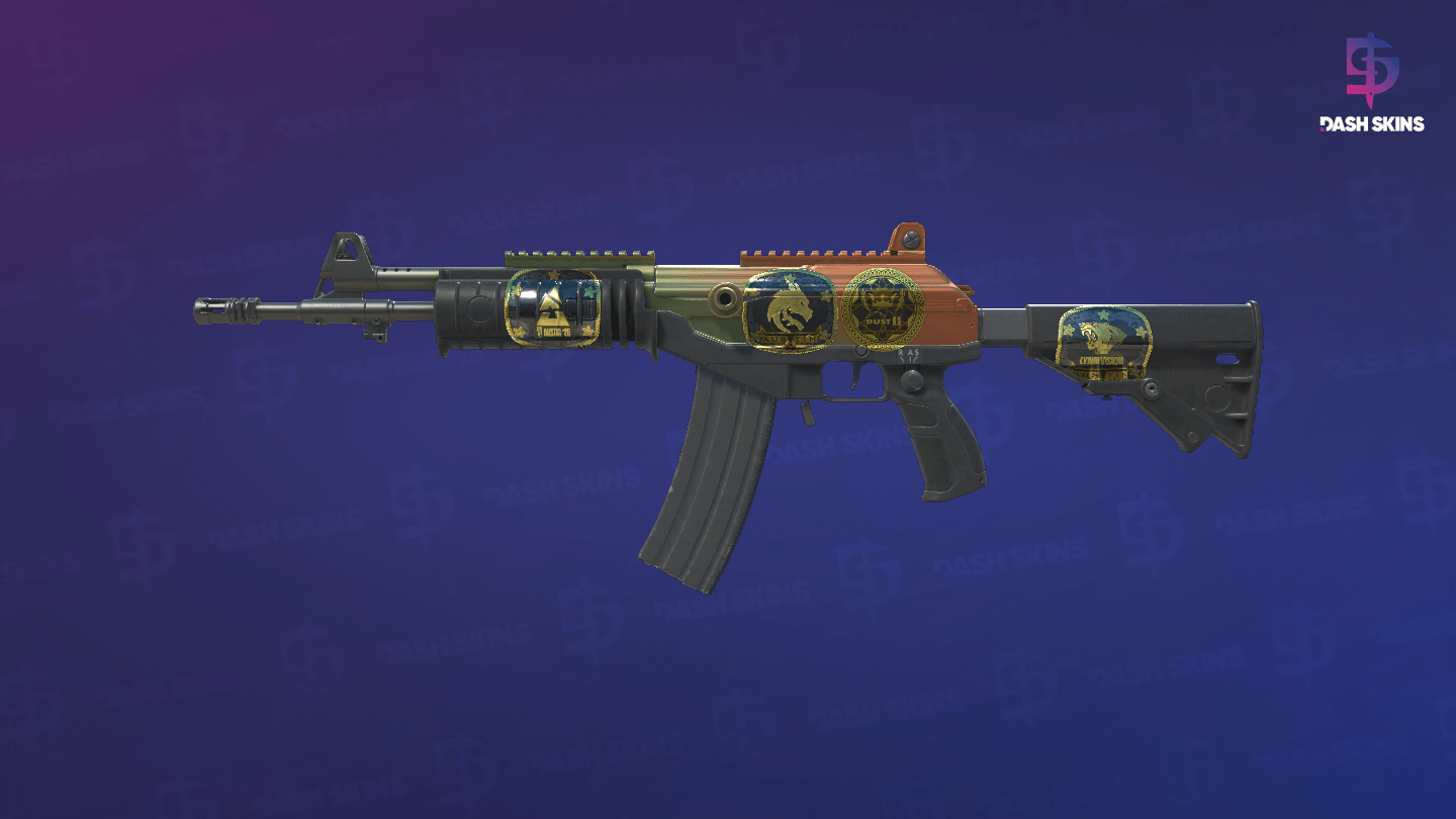 Souvenir Galil AR | Amber Fade (Factory New) Screenshot Playside