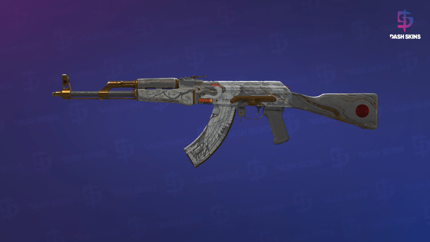 StatTrak™ AK-47 | Crane Flight (Battle-Scarred) Screenshot Playside