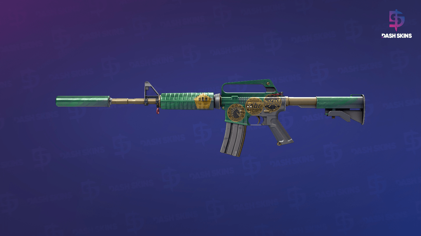 Souvenir M4A1-S | Electrum (Minimal Wear) Screenshot Playside