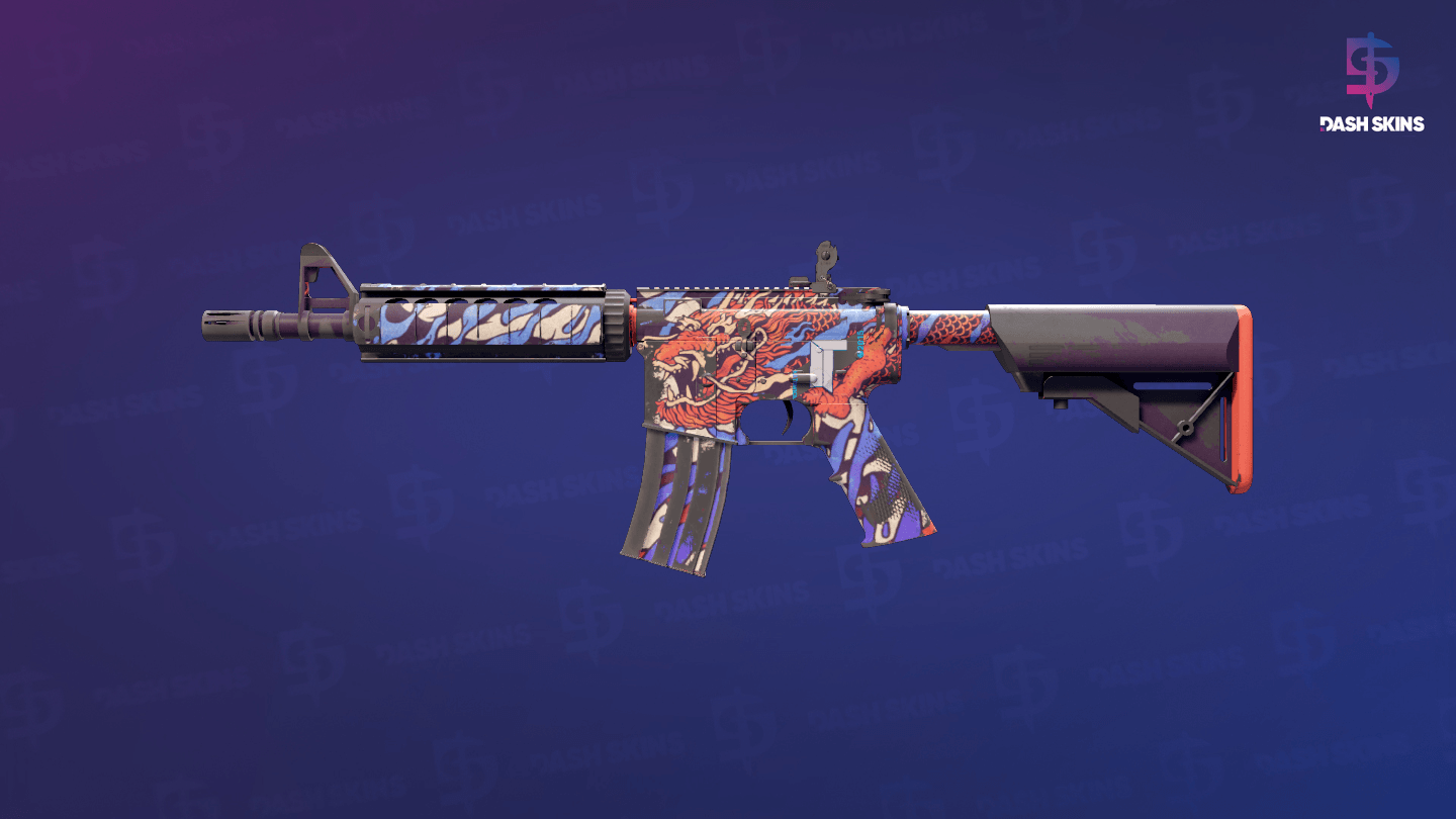 M4A4 | 龍王 (Dragon King) (Field-Tested) Screenshot Playside