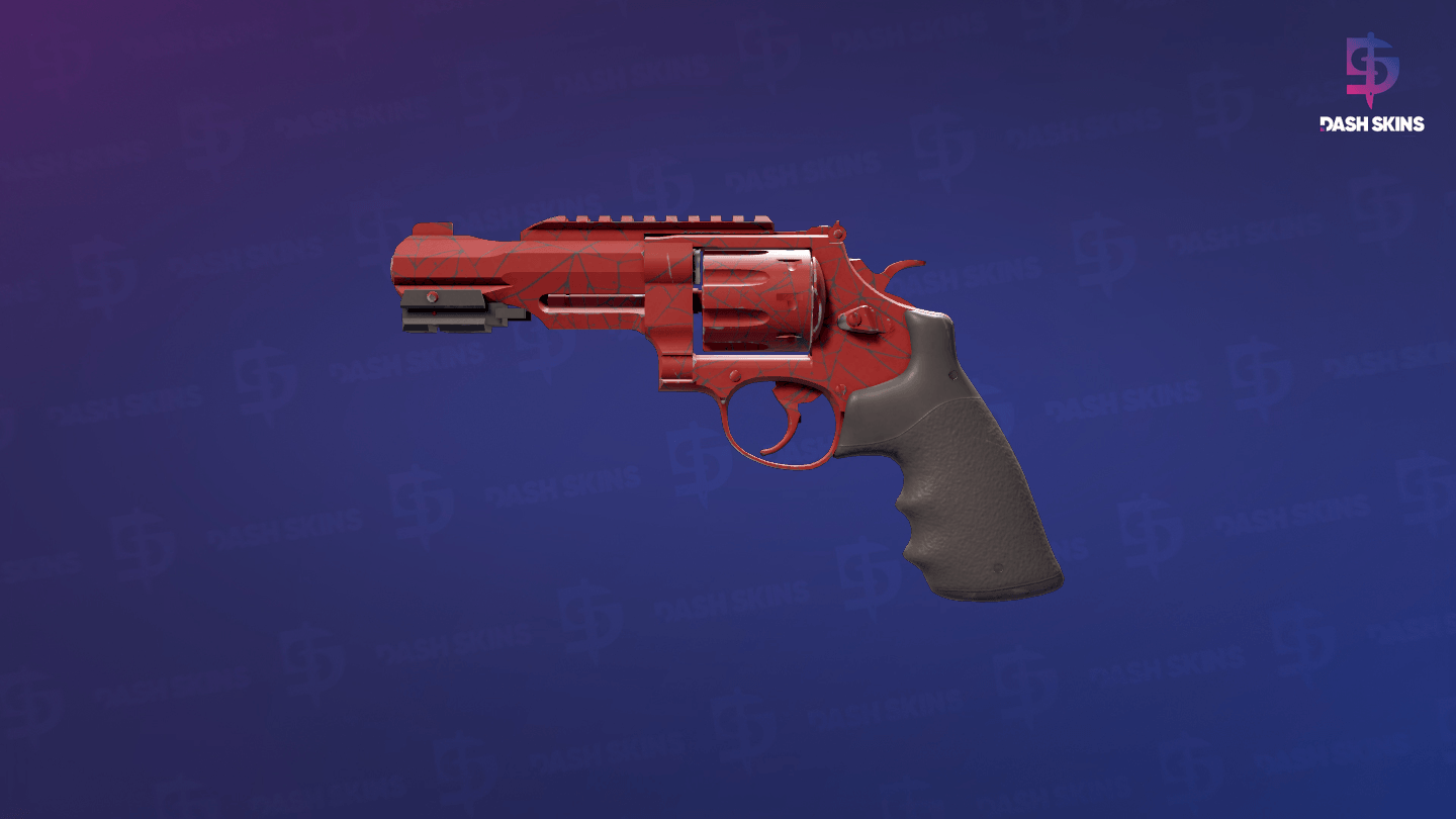 R8 Revolver | Crimson Web (Minimal Wear) Screenshot Playside