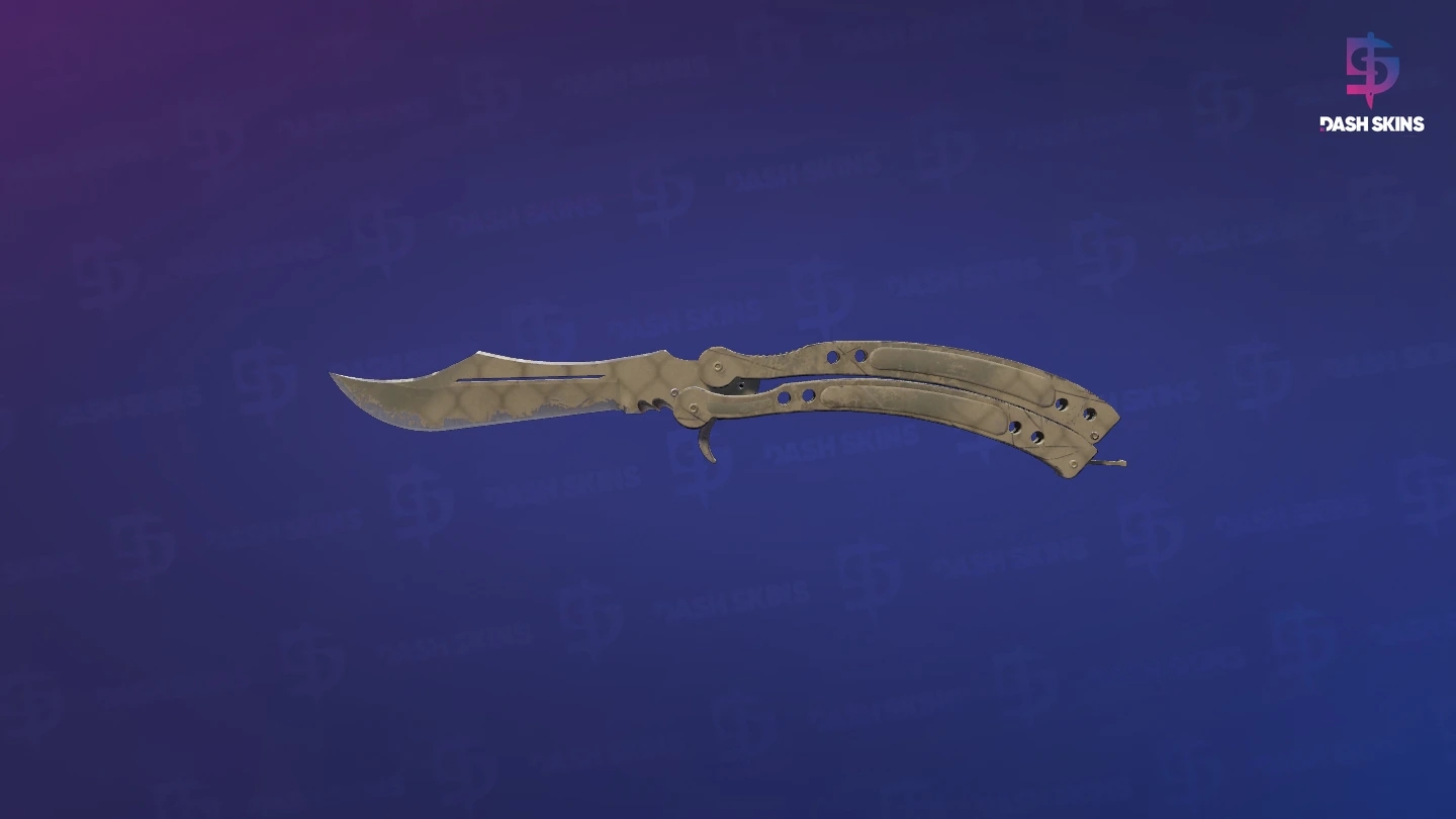 ★ Butterfly Knife | Safari Mesh (Well-Worn) Screenshot Playside