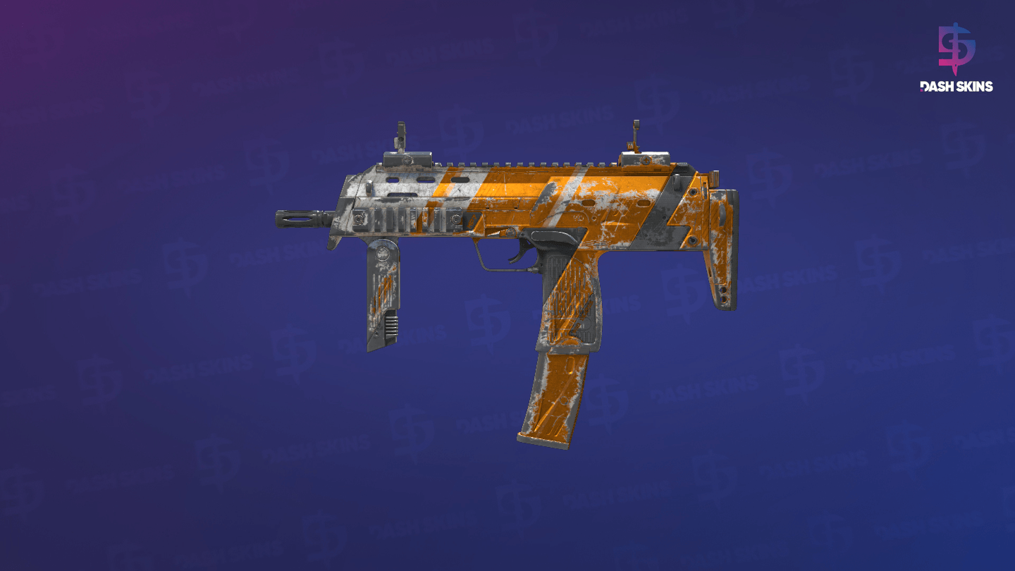 MP7 | Amberline (Battle-Scarred) Screenshot Playside