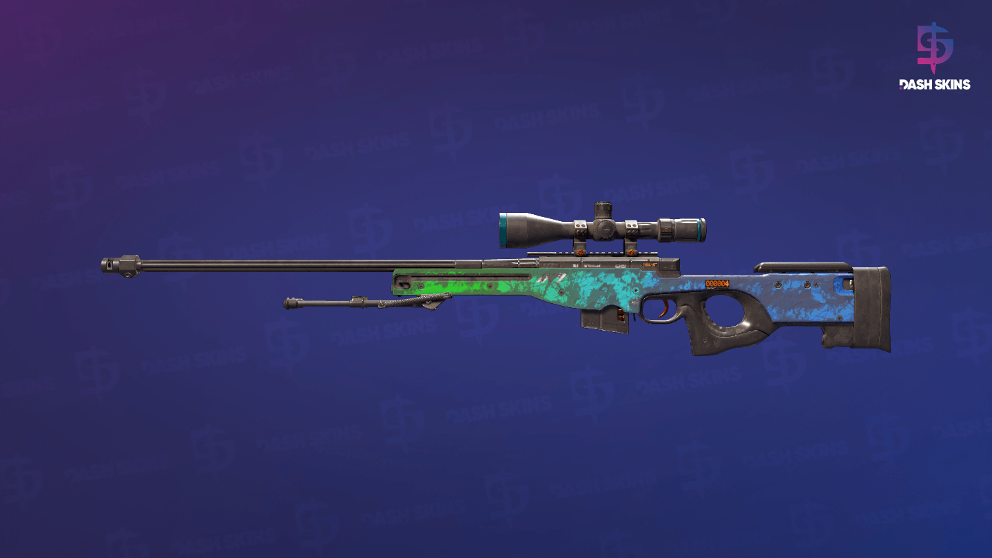 StatTrak™ AWP | Ice Coaled (Battle-Scarred) Screenshot Playside