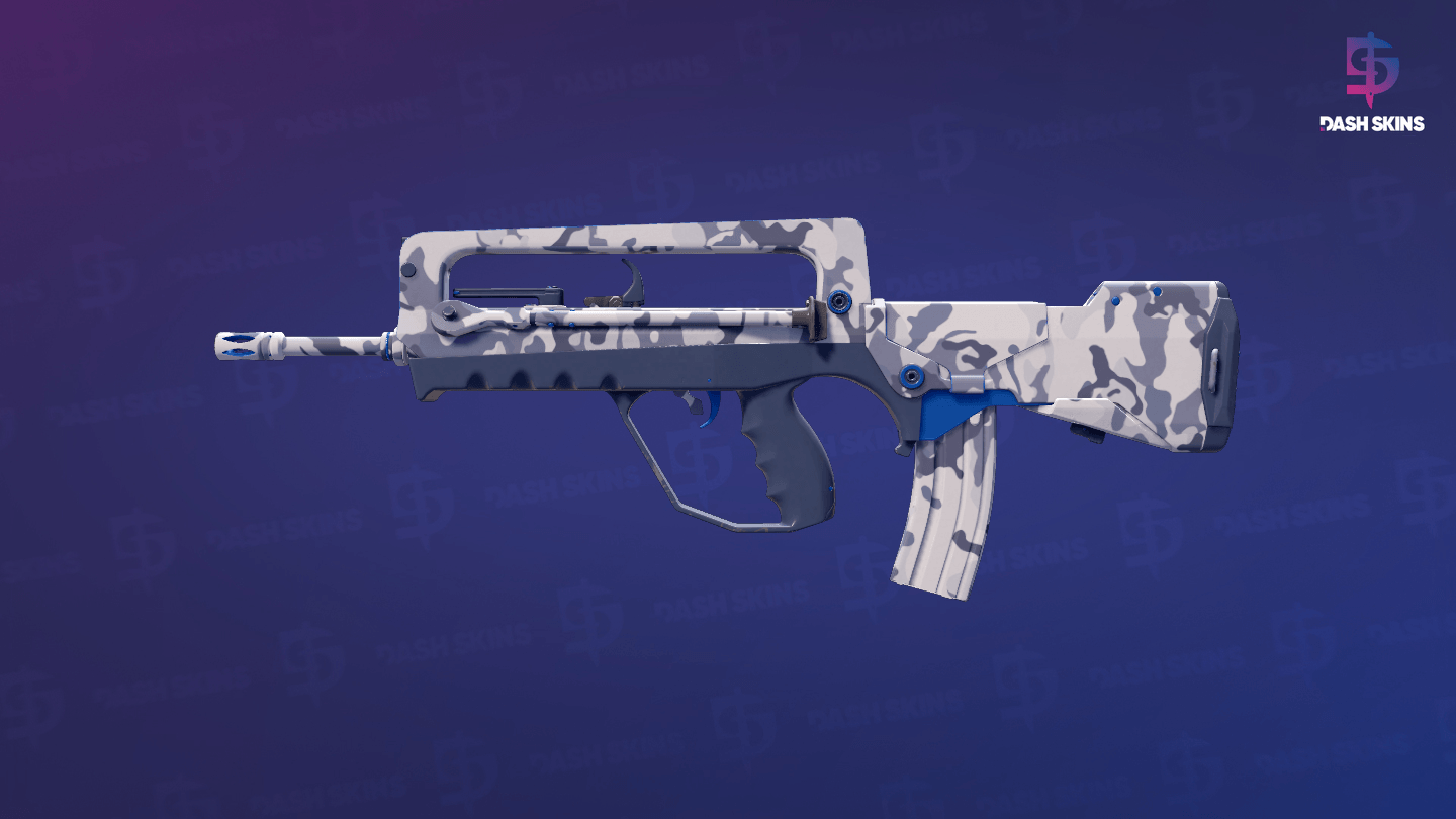 FAMAS | Yeti Camo (Factory New) Screenshot Playside
