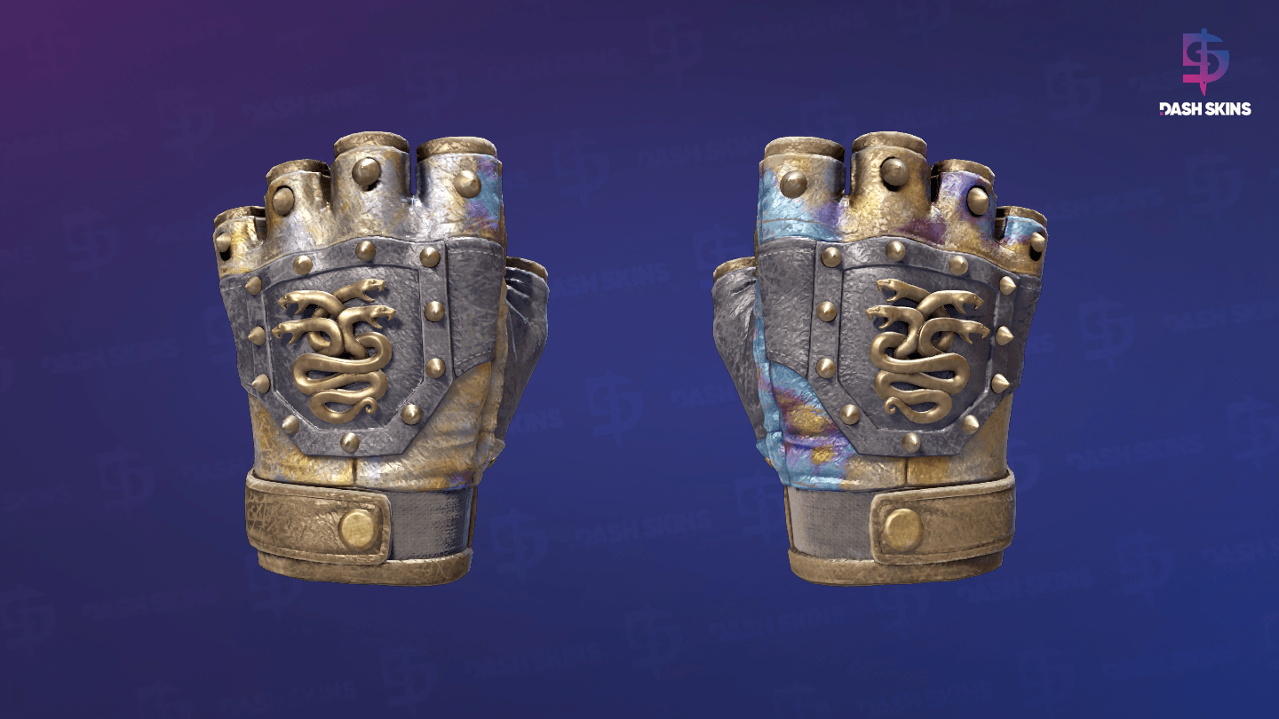 ★ Hydra Gloves | Case Hardened (Well-Worn) Screenshot Playside