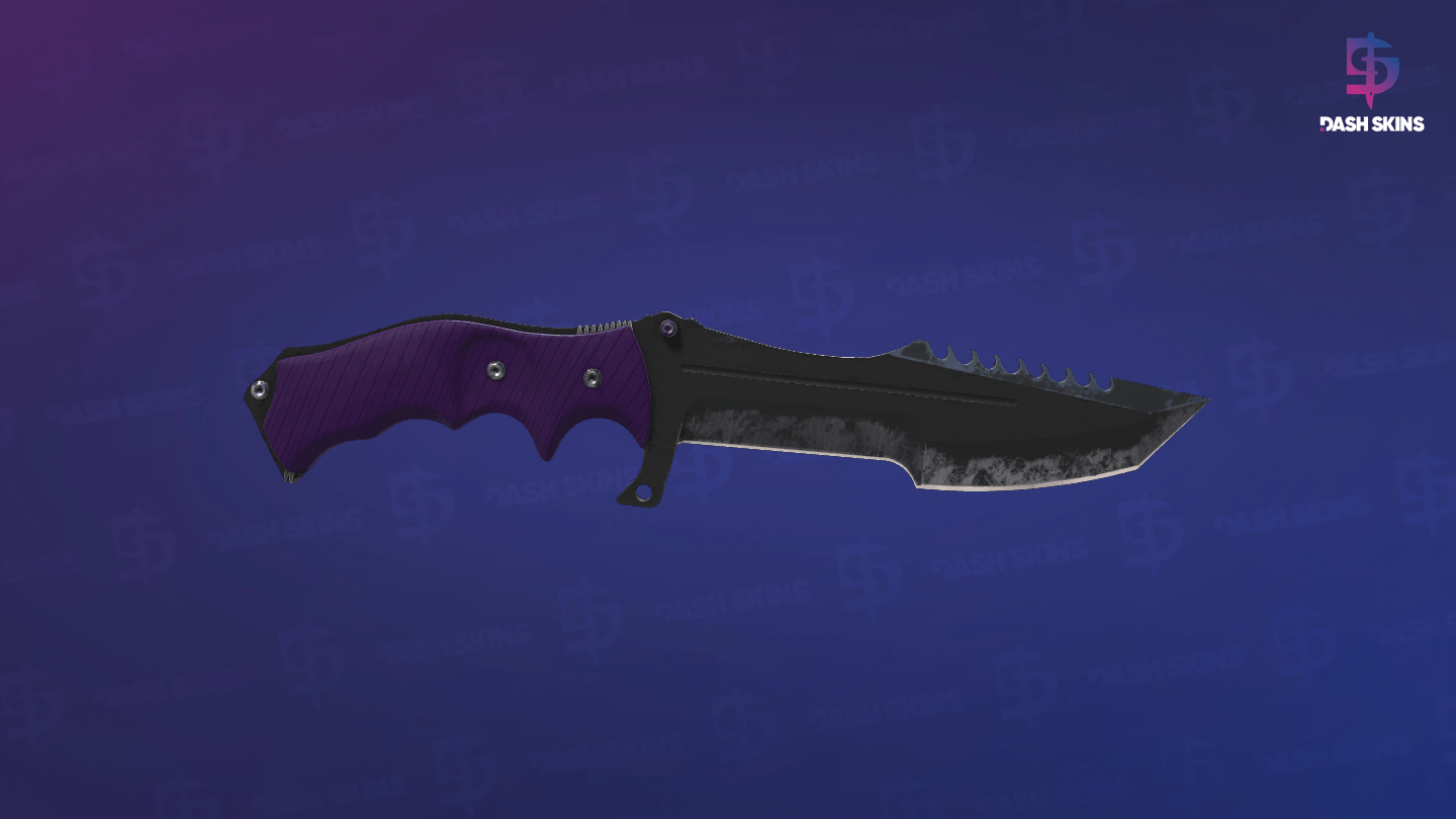 ★ Huntsman Knife | Ultraviolet (Field-Tested) Screenshot Playside