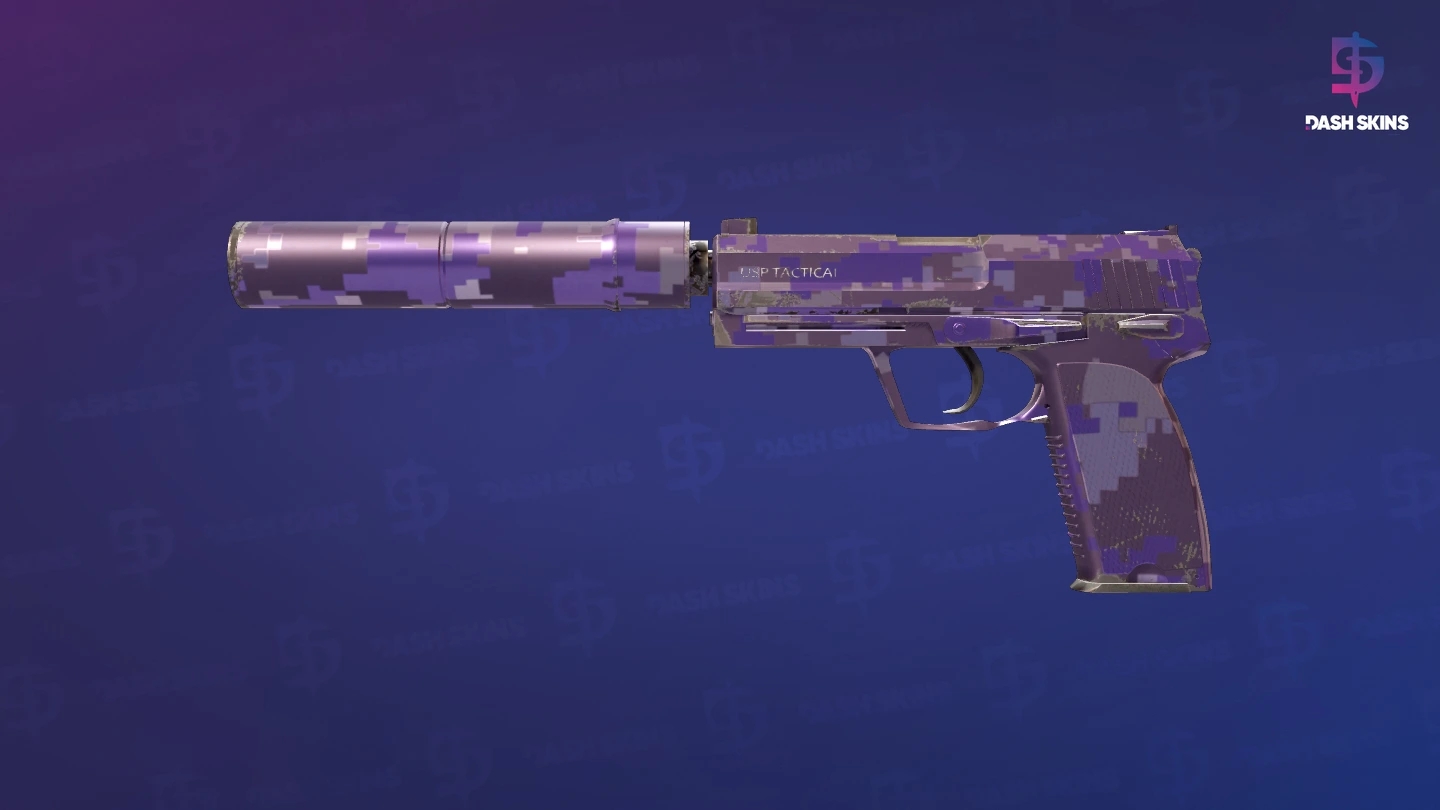 USP-S | Purple DDPAT (Minimal Wear) Screenshot Playside