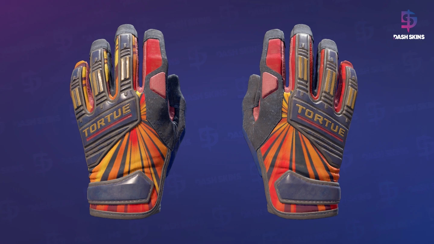 ★ Specialist Gloves | Sunburst (Well-Worn) Screenshot Playside