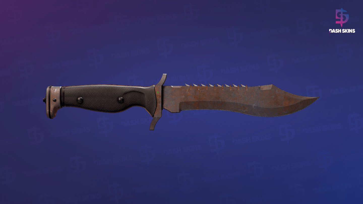 ★ Bowie Knife | Rust Coat (Battle-Scarred) Screenshot Playside