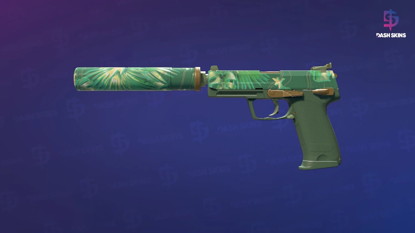 USP-S | Tropical Breeze (Minimal Wear) Screenshot Playside