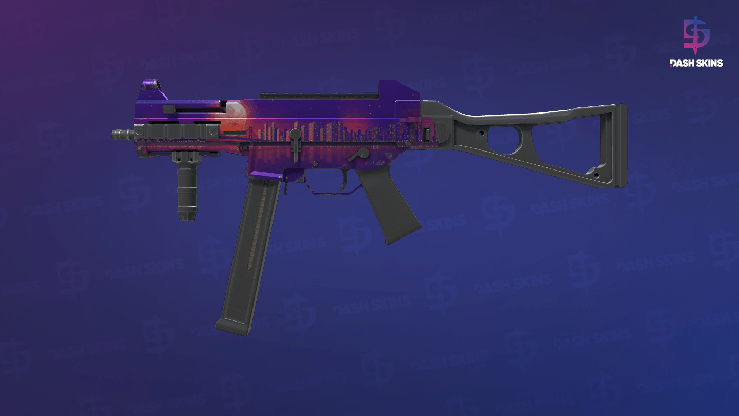 UMP-45 | Moonrise (Minimal Wear) Screenshot Playside