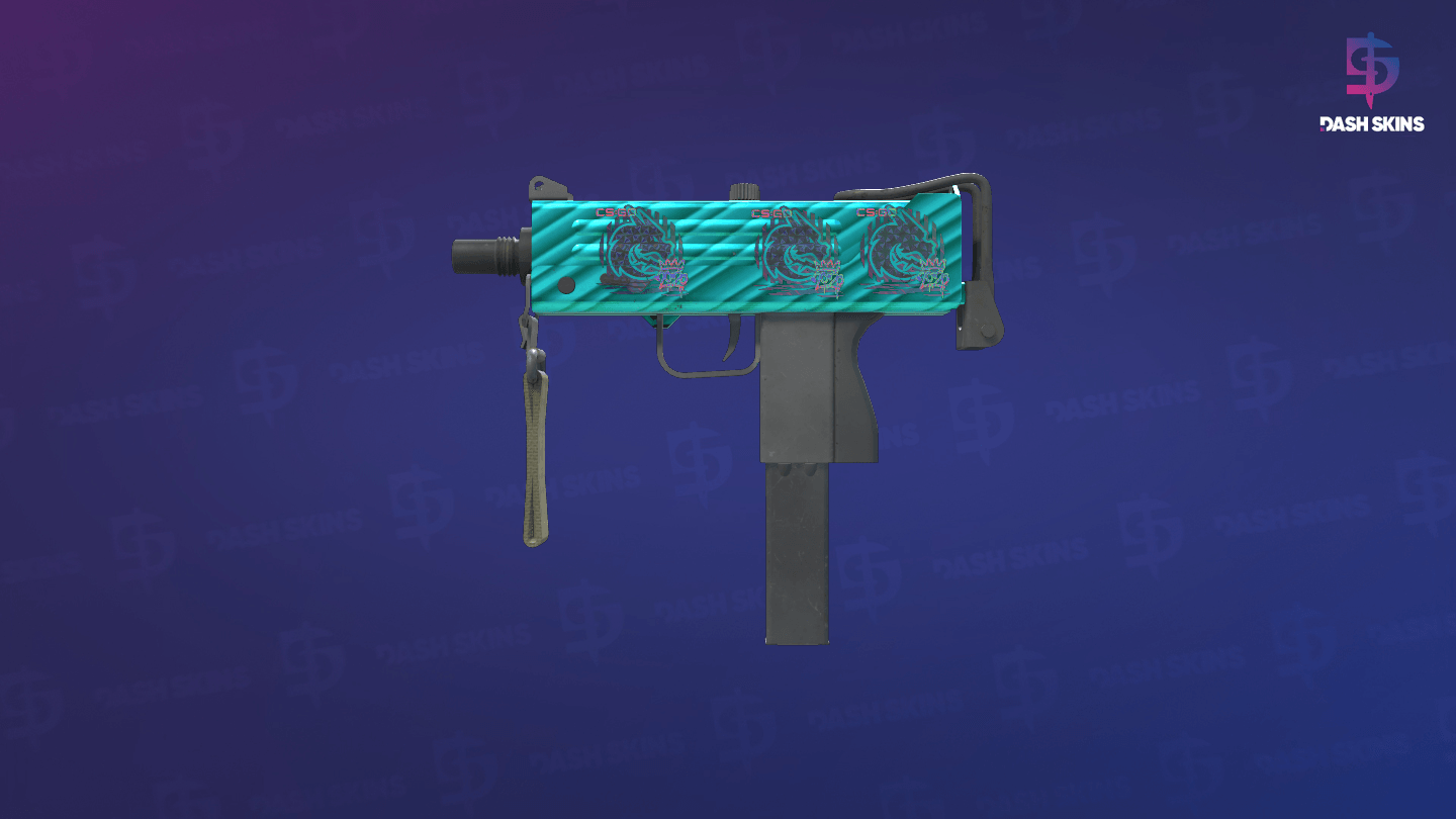 MAC-10 | Malachite (Minimal Wear) Screenshot Playside