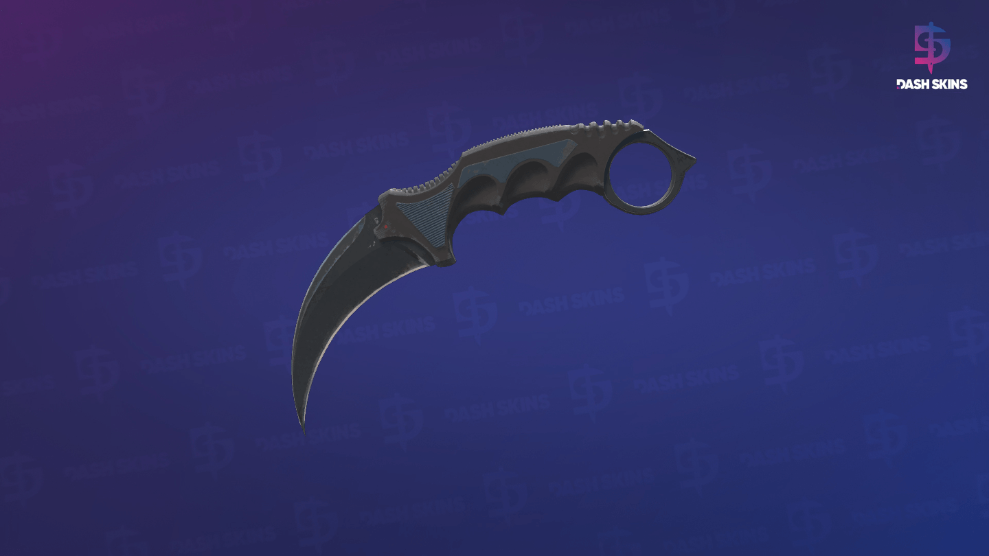 ★ Karambit | Night (Well-Worn) Screenshot Playside