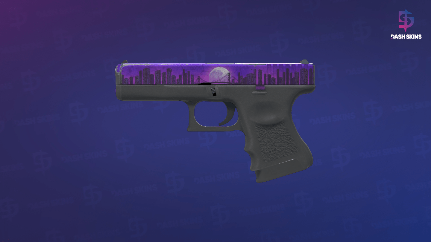 Glock-18 | Moonrise (Well-Worn) Screenshot Playside