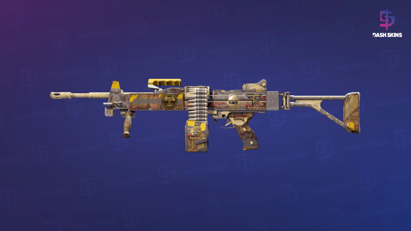 Souvenir Negev | Bulkhead (Battle-Scarred) Screenshot Playside