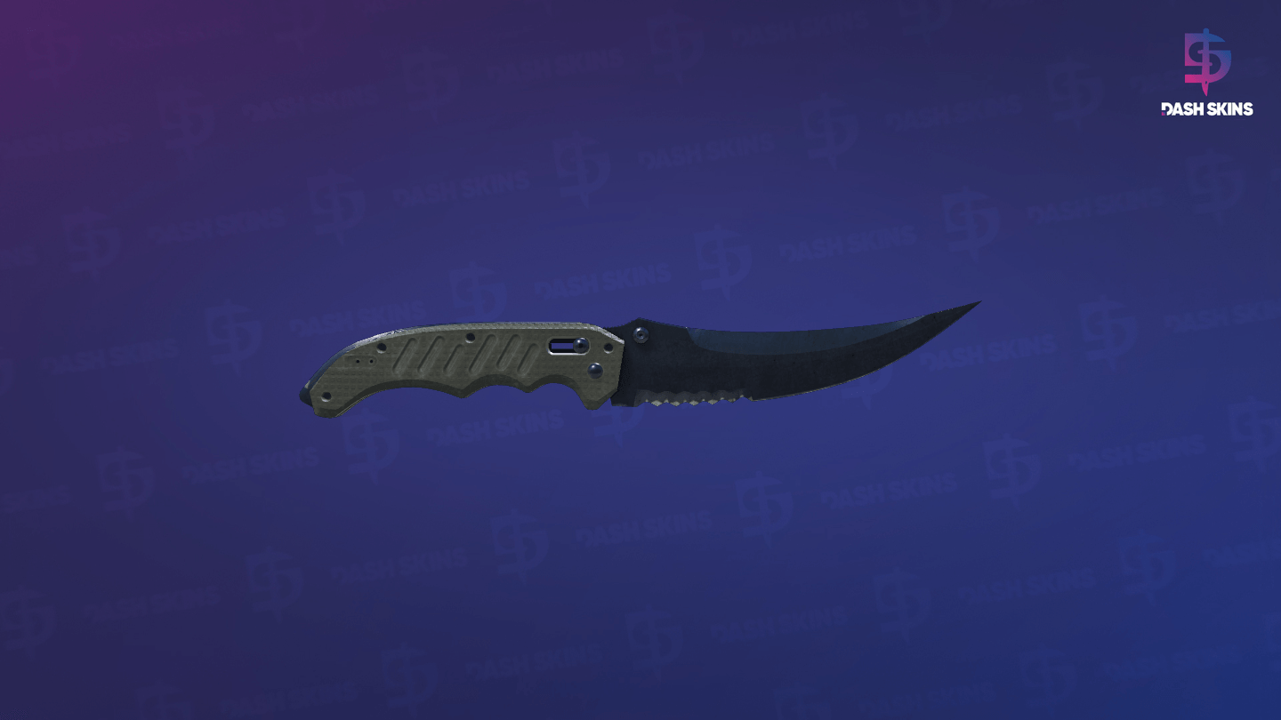 ★ Flip Knife | Blue Steel (Well-Worn) Screenshot Playside