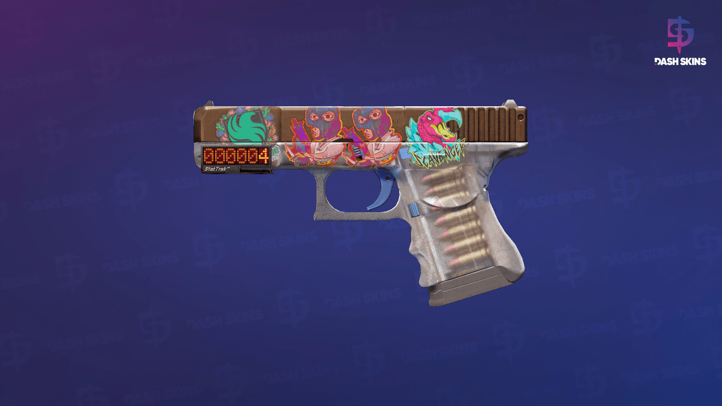 StatTrak™ Glock-18 | Clear Polymer (Battle-Scarred) Screenshot Playside