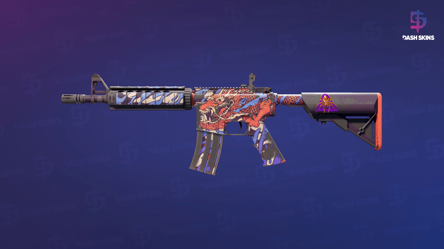 M4A4 | 龍王 (Dragon King) (Field-Tested) Screenshot Playside