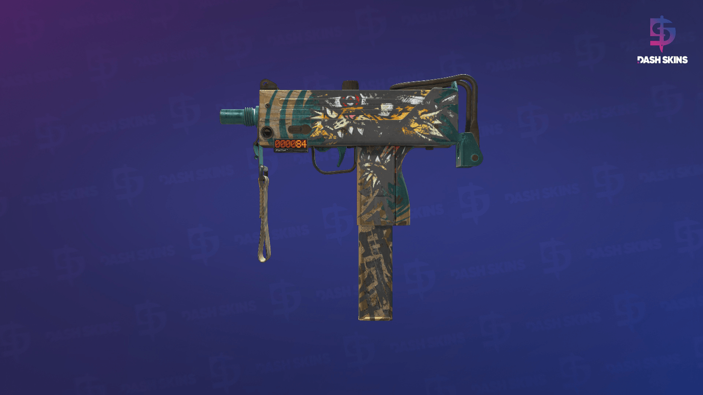 StatTrak™ MAC-10 | Cat Fight (Battle-Scarred) Screenshot Playside