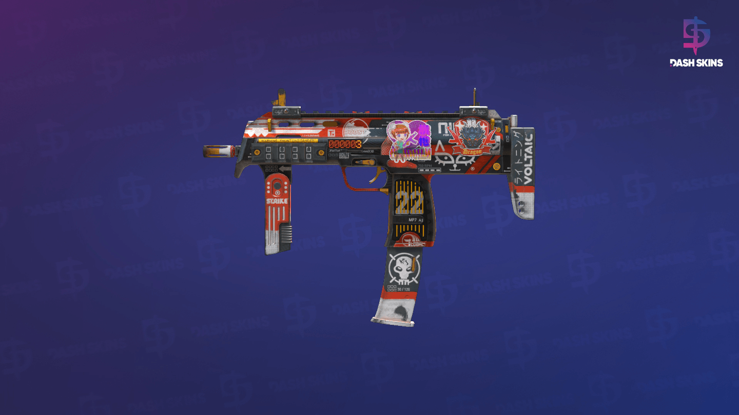StatTrak™ MP7 | Bloodsport (Field-Tested) Screenshot Playside