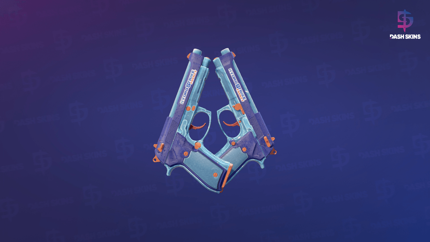 Dual Berettas | Hydro Strike (Field-Tested) Screenshot Playside