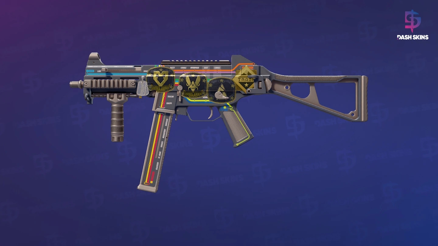 Souvenir UMP-45 | Late Night Transit (Minimal Wear) Screenshot Playside