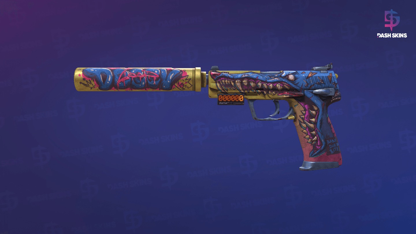 StatTrak™ USP-S | Jawbreaker (Battle-Scarred) Screenshot Playside