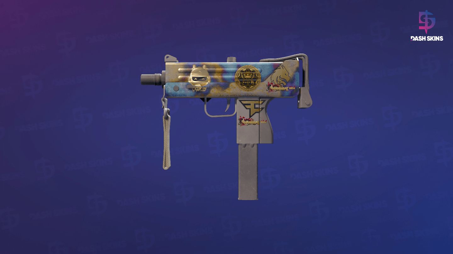Souvenir MAC-10 | Case Hardened (Well-Worn) Screenshot Playside