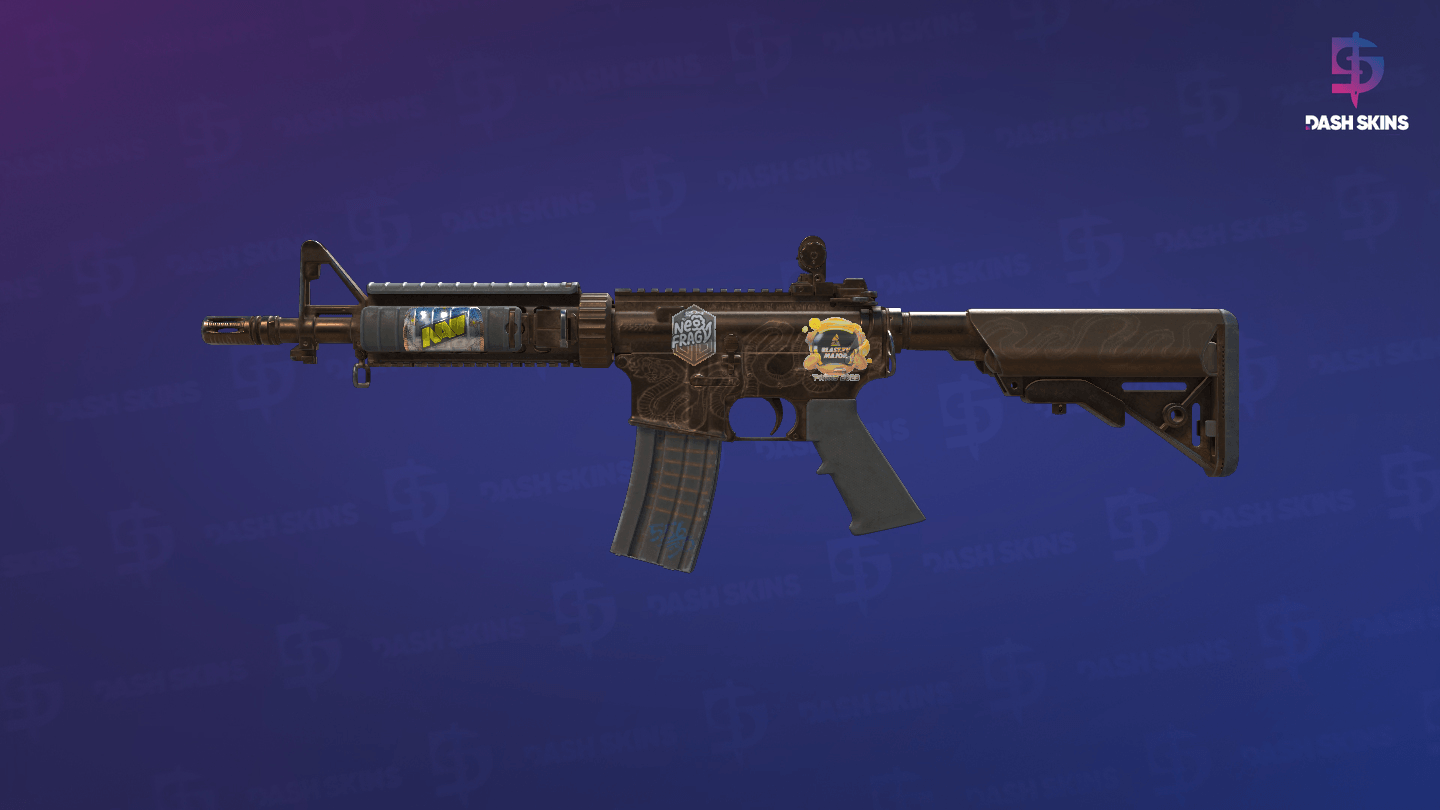 M4A4 | Etch Lord (Battle-Scarred) Screenshot Playside