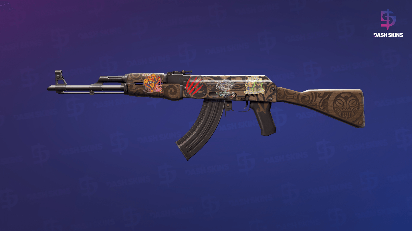 AK-47 | Uncharted (Minimal Wear) Screenshot Playside