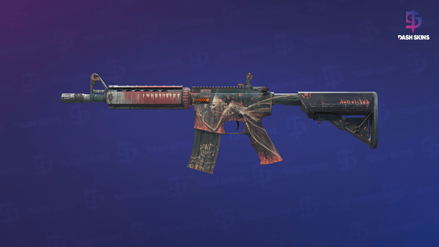 StatTrak™ M4A4 | Tooth Fairy (Well-Worn) Screenshot Playside