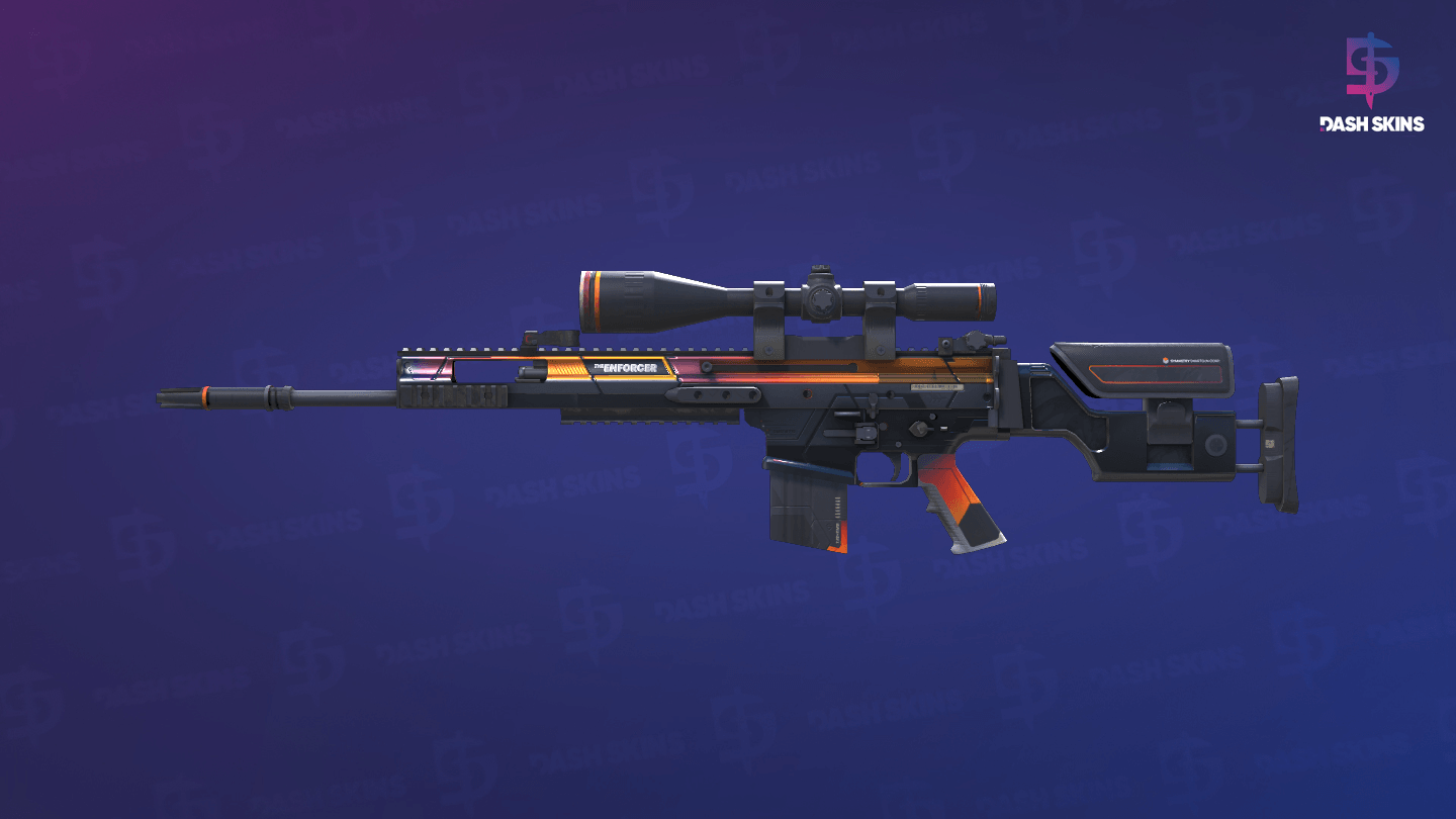 SCAR-20 | Enforcer (Minimal Wear) Screenshot Playside