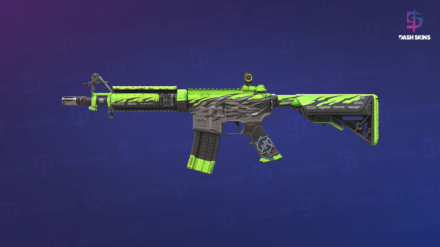 M4A4 | Full Throttle (Well-Worn) Screenshot Playside