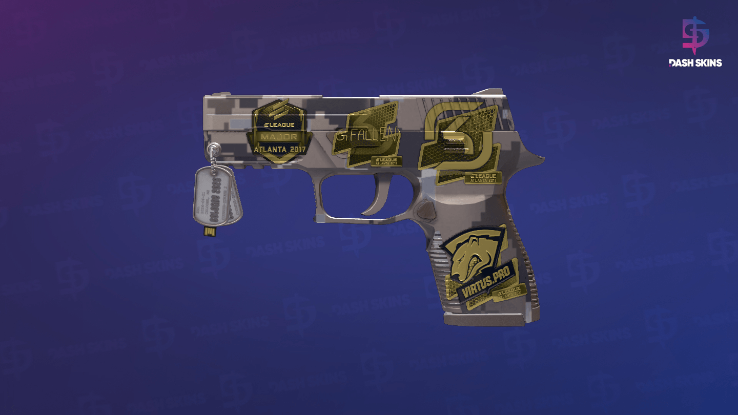 Souvenir P250 | Metallic DDPAT (Factory New) Screenshot Playside